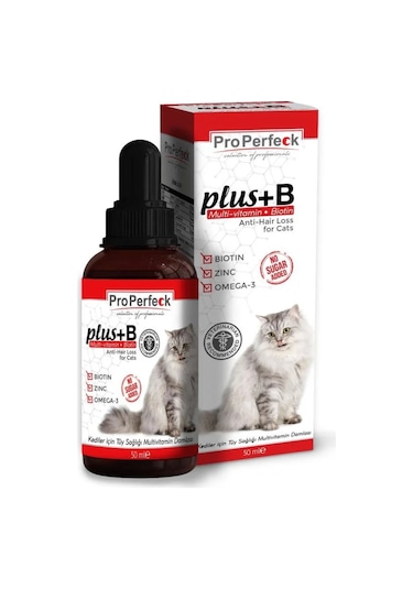 Pro Perfeck Plus B Kediler Için Tüy Sağlığı Damlası 50 Ml