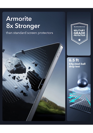 Apple Uyumlu iPad Air 13 M4-m5 2025 Armorite Ekran Koruyucu 2 Adet