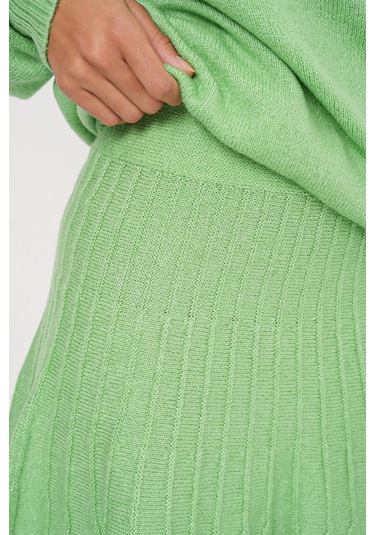 Bigdart 15891 Kazak Etek Triko İkili Takım - E. Yeşil