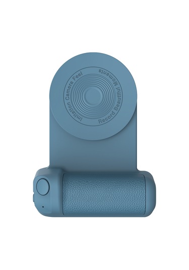 Mufunye Kablosuz Şarjlı Mıknatıslı Telefon Tutucu - 200mah Pil, 10w Hızlı Şarj, Bt Bağlantılı Mavi