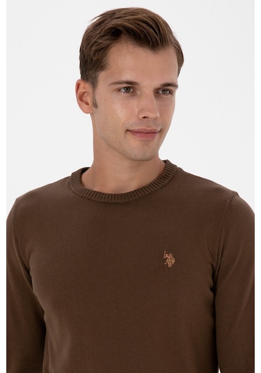 U.s. Polo Assn. Erkek Kahverengi Kazak /triko 50313713-vr029 Kahverengi
