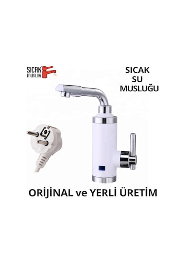 Sıcak Musluk Elektrikli Sıcak Musluk Ani Su Isıtıcı Termal Şofben Musluk ASG5