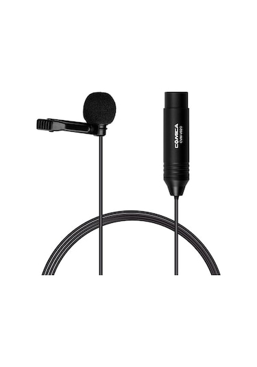 Comıca Cvm-v02o Xlr Lav Mikrofon - 48v Phantom Güç Destekli, Yönlendirilebilir, Kamera Ve Kayıt İçin Profesyonel Ses Kalitesi