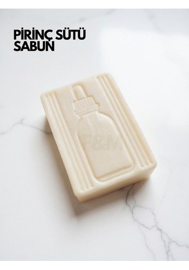Pirinç Sütü Sabunu Kojik Asit Katkısı İle El & Yüz Doğal Aydınlatıcı Ve Nemlendirici 100-120 Gr