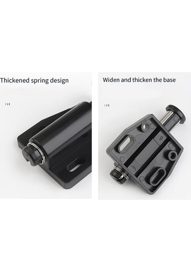 Ulzyvf Siyah Rebounder Mobilya Kapı Kapı Kapatıcı Gardırop Dolap Zl