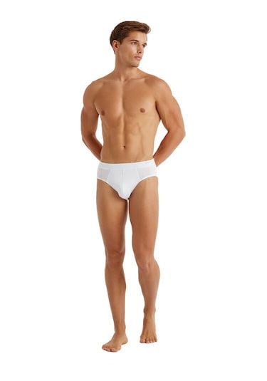 Blackspade Erkek Slip Külot 2Li Paket Loose Fit 9625 - Beyaz