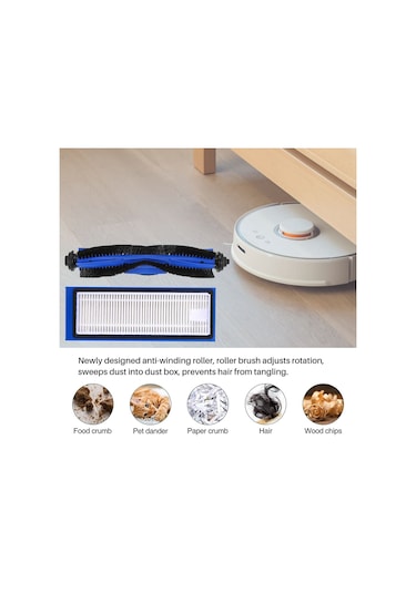 Leasetake Eufy Robovac L70 Hibrit Robot Süpürge İçin Yedek Parça Seti, Aksesuar Seti