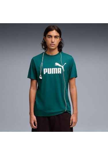 Puma Erkek Tişört Essentials No 1 Logo Çok Renkli