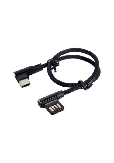 Cbtx USB-C 3.1 Tip-C Sol Açılı 90° USB 2.0 Veri Kablosu