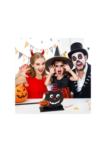 Lijinxu Cadılar Bayramı Masa Süslemeleri Parti Topper S Için