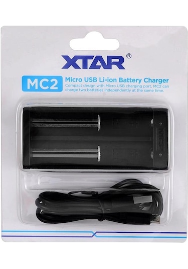 Xtar Mc2 İkili Li-ion Pil Şarj Cihazı Tdrtr