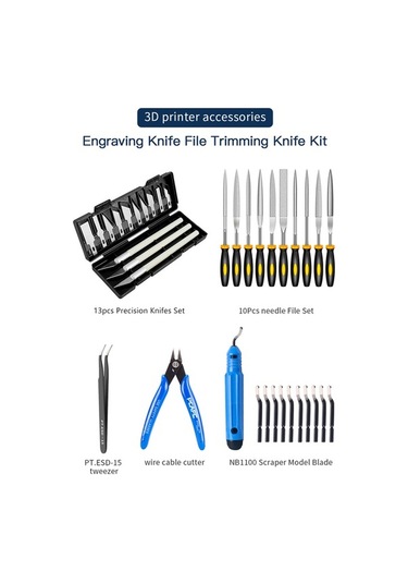 Novahub Yazıcı Aksesuarlar Kıngroon Çapak Alma Aleti Seti Kendin Yap Gravür Bıçağı, Oyma Aleti