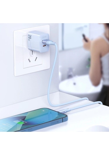 Mcdodo CA-1834 36W Usb İphone Uyumlu Hızlı Data-Şarj Kablo 1.2m-Mavi