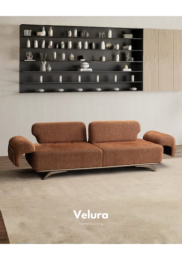 Compact 3+3+3 Koltuk Takımı & Oturma Grubu Beyaz - Kiremit