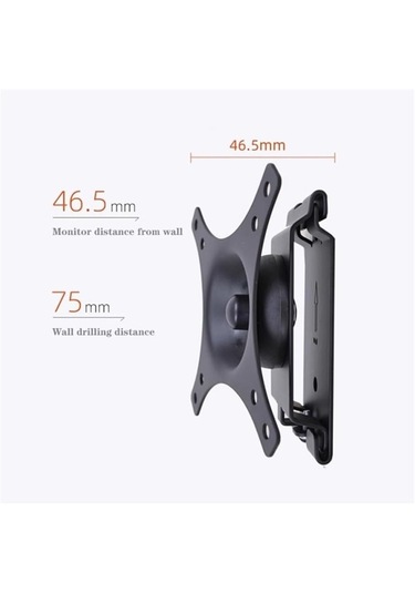 Kol Monitörü, Tek Monitör Duvar Montajı Çoğu 15 - 27 'lcd Monitör, Ayarlanabilir Çeliği