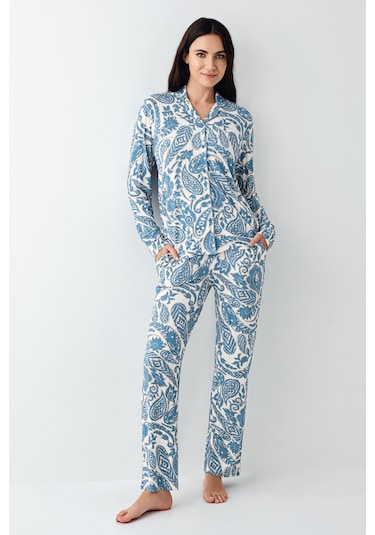 Pierre Cardin Kadın Krem Pijama Takımı Pc9076-s-v1 Krem