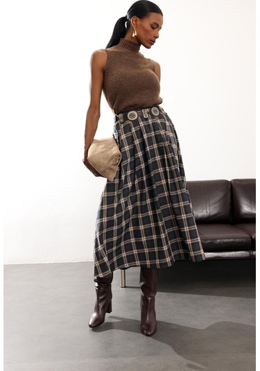 Antrasit Pileli Kate Etek 4977 Antrasit