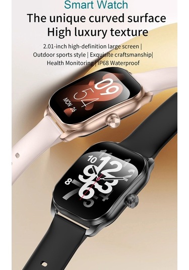 Moly Jx629 2.01 Ips Tft Dokunmatik Akıllı Saat  (İthalatçı Garantili )