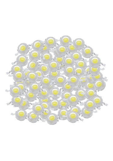 Homyl Projektör Için Yüksek Güçlü Led Boncuk Çipi Parlaklık 100x-3w-beyaz