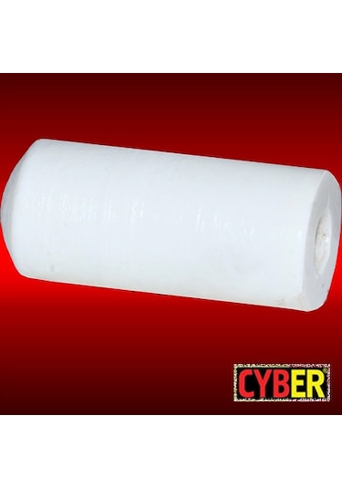 5 Mm Plastik Tel Tapası Uzun Tip-Beyaz