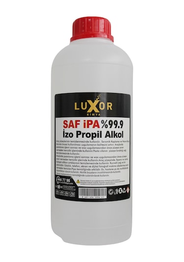 Luxor Kimya Saf İpa %99 İzopropil Alkol 1 L