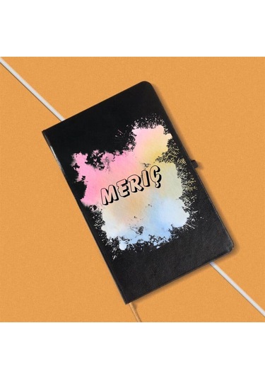 Kişiye Özel Spotify Barkod Tasarımlı Defter renkli