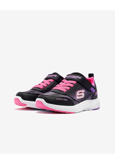 Skechers Dynamic Tread - Journey Time Büyük Kız Çocuk Siyah Spor Ayakkabı 303387l Bkhp Siyah