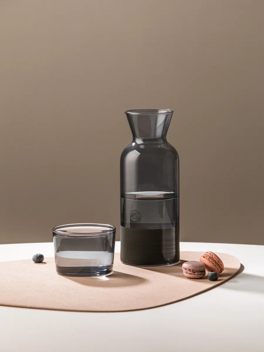 Lefard Mat&shıny 700 Ml Su Sürahisi Kapaklı Ve Bardağıyla 170418065