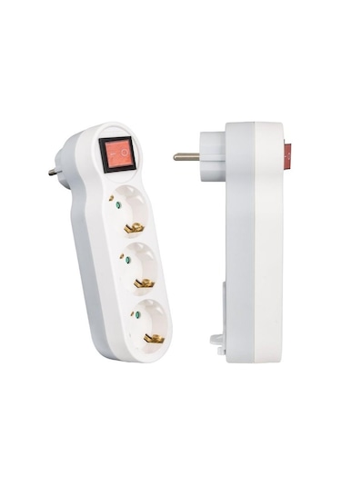 Vea Ve-22415 16 Amper 3500 Watt Anahtarlı 3'lü Priz