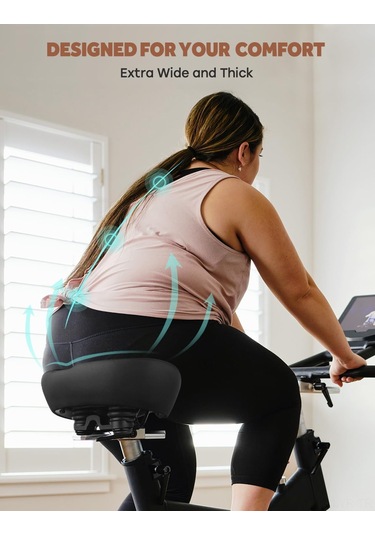 Ranyeek Mountain Bike Yumuşak Dolgulu Oturak Seti - 1x Seat Cushion + 1x Anahtar + 2x Klem Bisiklet Aksesuarı Çok Renkli