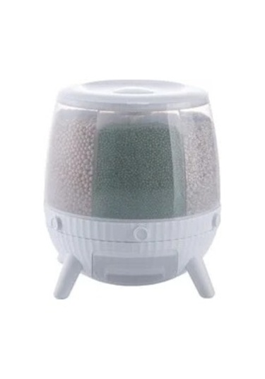 6 Bölmeli 360 Derece Dönebilen 6 Lt Bakliyat Organizeri 5256 Çok Renkli