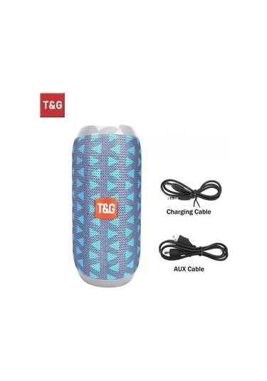 Tg117 Bluetooth Hoparlörler Taşınabilir Kablosuz Ses Kutusu Açık Su Geçirmez Flower Green 800mah