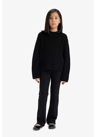 Defacto Kız Çocuk Standart Boy Tayt C7433a825aubk81 SiYAH