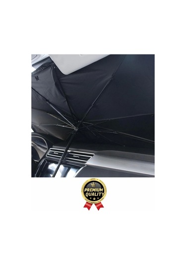 Özel Üretim Dayanıklı Titanyum Gümüş Kaplama Uv Geçirmez Tüm Araçlar Araba Ön Cam Şemsiye Güneşlik