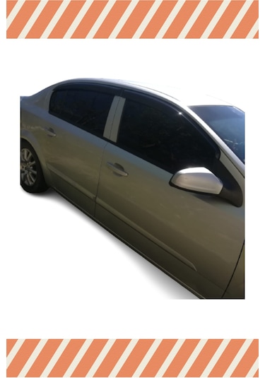 Opel Astra H Sedan 2008-2017 Modellerine Özel 4'lü Mügen Tip Cam Rüzgarlığı