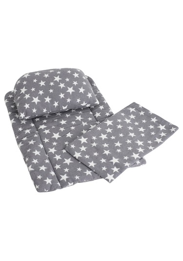 Zenobya Yıldızlı Alt Açma Set - Gri
