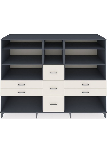 Kronos Dolap 8 Raflı 7 Çekmeceli 220x59x163 Antrasit-antrasit/ay Antrasit-antrasit/aytaşı Kronos Dolap 8 Raflı 7 Çekmeceli 220x59x163 Antrasit-antrasit/ay Antrasit-antrasit/aytaşı