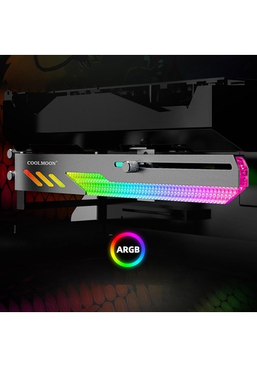 Suntek Gpu Destek Tutacağı 5v Kayar Ayar Alüminyum Siyah