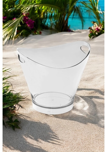 6 Litre Dev Buz Kovası Şeffaf