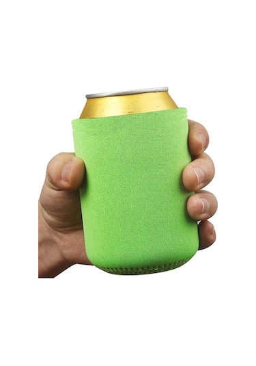 6 Bira Soğutucu/kılıf Yumuşak Yalıtımlı Yeniden Kullanılabilir Tutucu Siyah Çok Renkli