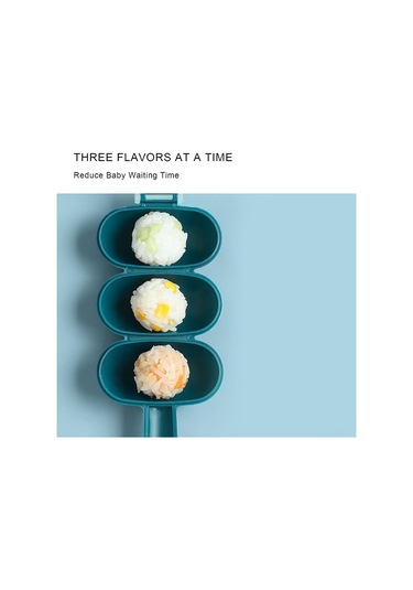 Skycity Evde Yemek Yapımı İçin Mavi 2'li Set: Pilav Topu Oluşturucu, Yemek Kalıbı Ve Mutfak Aracı Mavi