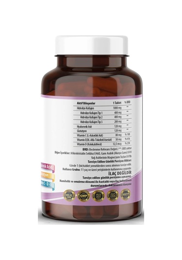 Ncs Hidrolize Collagen Type 1-2-3 Vitamin C 90 Tablet + Hap Kutusu