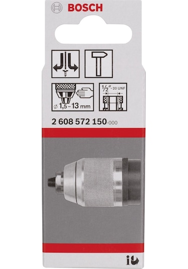 Bosch Anahtarsız Uç Takma Mandreni 1.5 - 13 MM 1-2" - 20