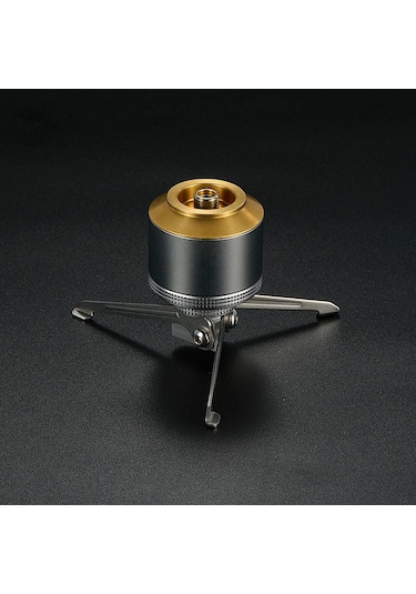 Geeksen Kamp Feneri, Kamera Ve Gaz Tankı İçin Çift Katlı Alüminyum Konstrüksiyonlu Katlanabilir 1/4" Vida Desteği - 3 Ayağlı Sabit Tutucu Gümüş