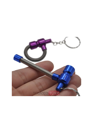 Mini Ceplik Anahtarlıklı Yaylı Pipe Pipo //76mm