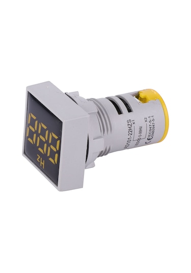 Geeroyoo Ac100-380v Sarı Sayısal Gösterimli Frekans Led Gösterge Işığı 20-75hz