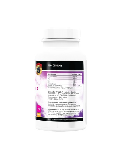 Collagen Tip 1-2-3 Hyaluronik Asit 90 Tablet+Biotin 60 Tablet