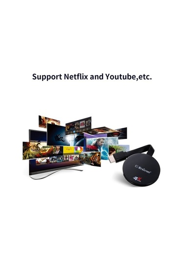 Fortunelane 1080p Hd Kablosuz Yansıtıcı, Tv-projektör Hdmı, Airplay/miracast/dlna, Ev-ofis Kullanımı