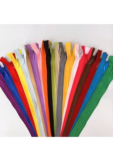 10lu Gizli Pantolon- Etek Fermuarı 16-20 Cm