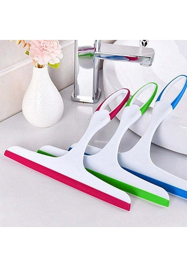 Symbee Cam Duş Kapıları İçin Silikon Blatlı Duş Squeegee - Su Damlacıkları Ve Sabun Kırıntıları Temizleyici, Ergonomik Tutuş, Çok Amaçlı Kullanım Diğer